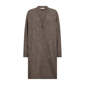 Freequent Alpa Strik Cardigan Morel Melange