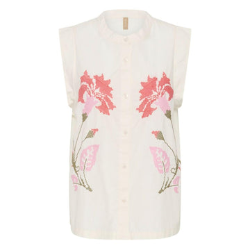 Culture Alwild Bluse Offwhite