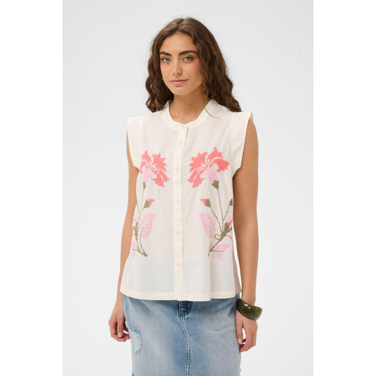 Culture Alwild Bluse Offwhite