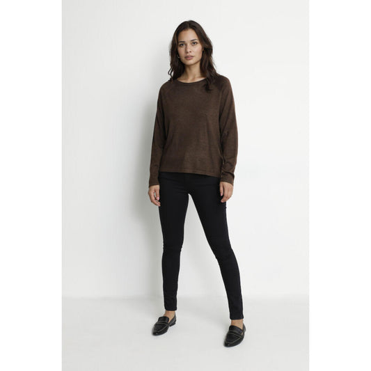Culture Annemarie Solid Strik Demitasse Melange Brun Melange