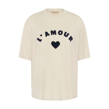 Culture Amour T-Shirt Strik Dune Melange