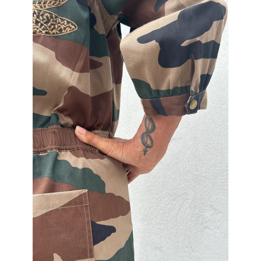 Gaspar Belize Camo Jumpsuit