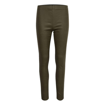 Culture Bettine Leggings Grøn Croko
