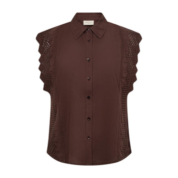 Freequent Bina Bluse Brun