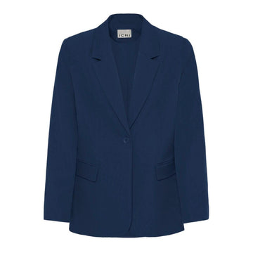 ICHI Fava Long Blazer Mørkeblå