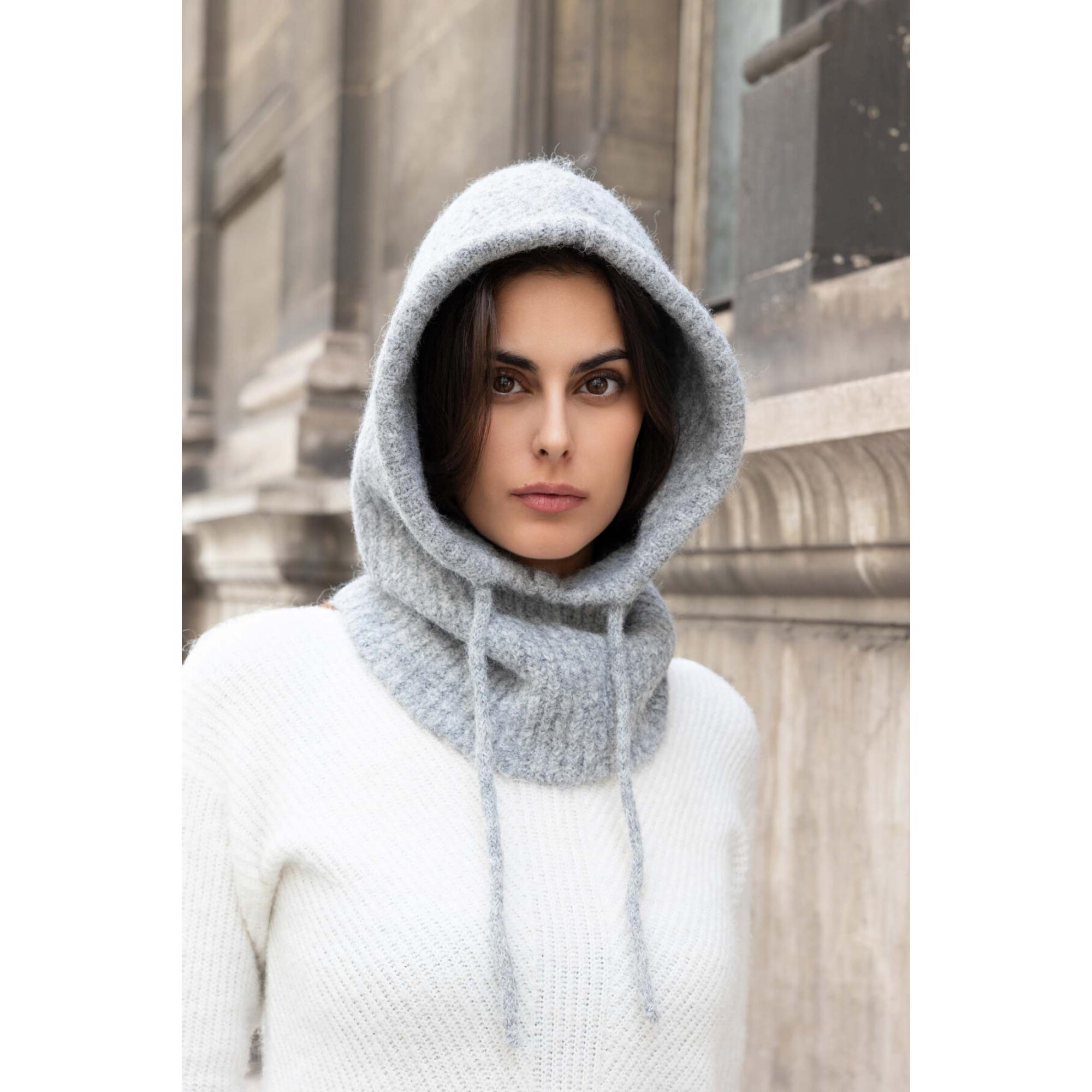 Italy Style Balaclava Grå Melange