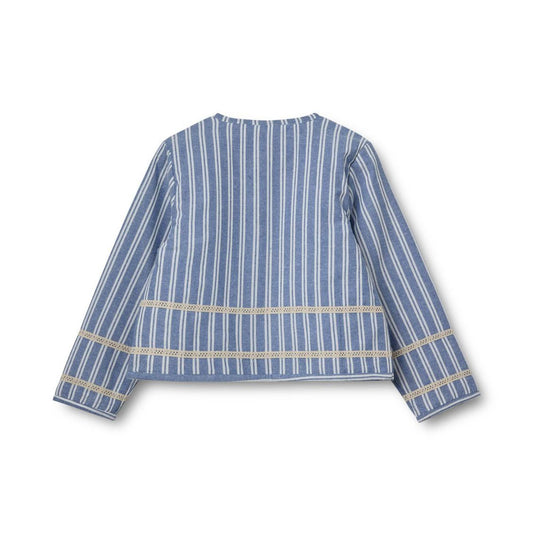 Kopenhaken Cairo Jakke Lyseblå Hvid Stribet