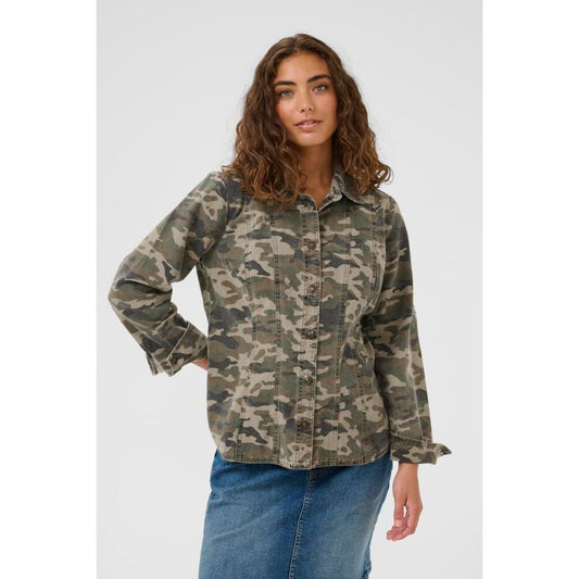 Culture Camilja Shirt Jacket Camuflage