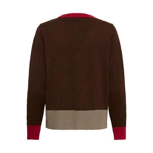 Culture Clare Annemarie Cardigan Coffee Bean Melange
