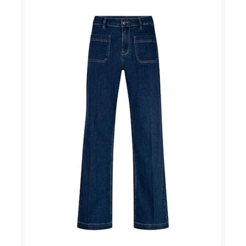 Red Button Colette Front Patch Pockets Mid Stone Længde 33