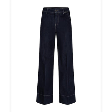 Red Button Conny Forever Blue Highrise - Regular Fit - Wide legs - Forever Blue L. 28