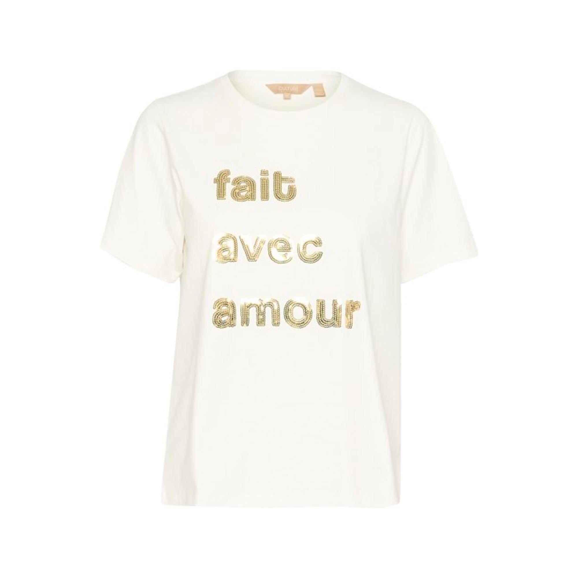 Culture Vilo Gith T-Shirt Offwhite