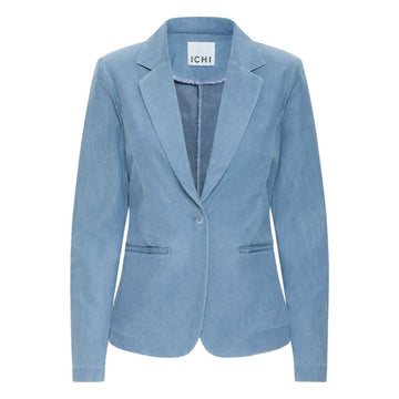 ICHI Kate Denim Blazer Lys Light Wash