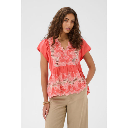 Culture Denio Bluse Sugar Coral