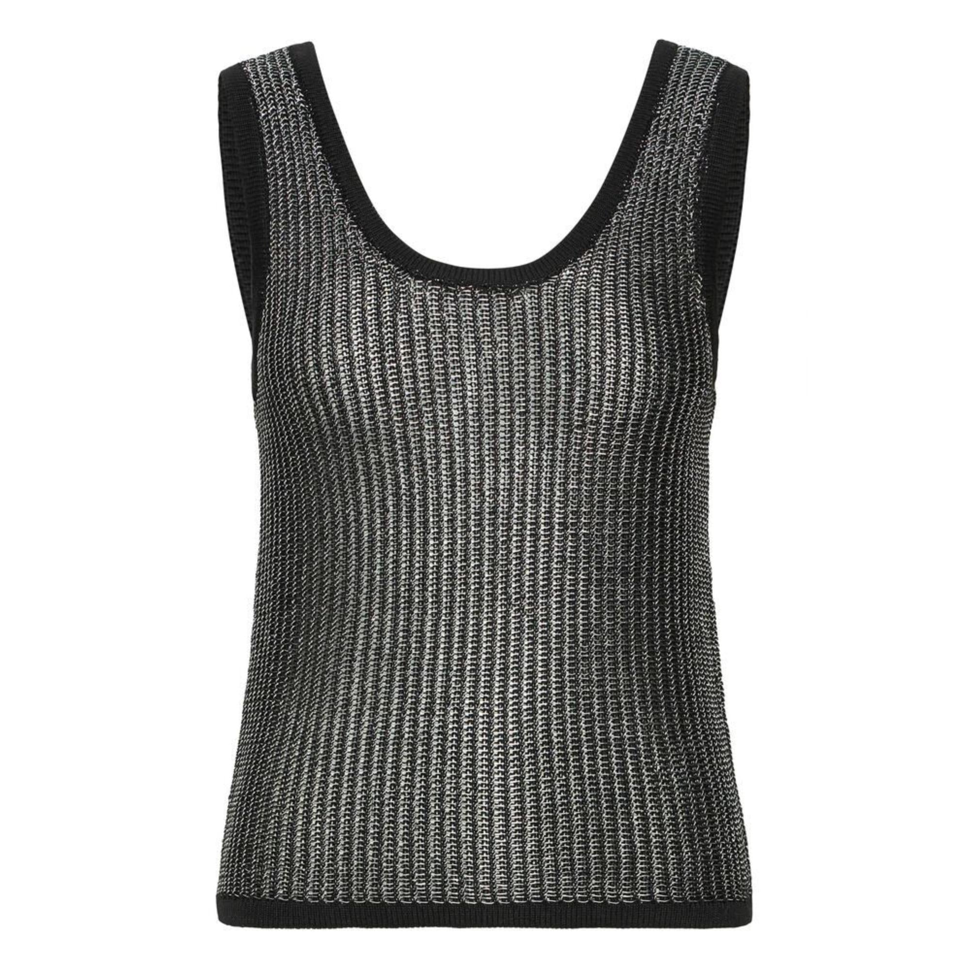 ICHI Devins Strik Top Silver