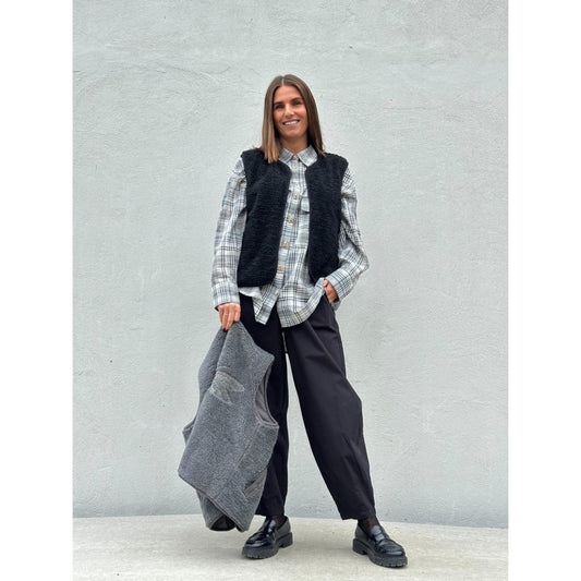 Gaspar Duffy Vest Sort