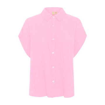 Culture Myra Elina SS Bluse Lys Pink