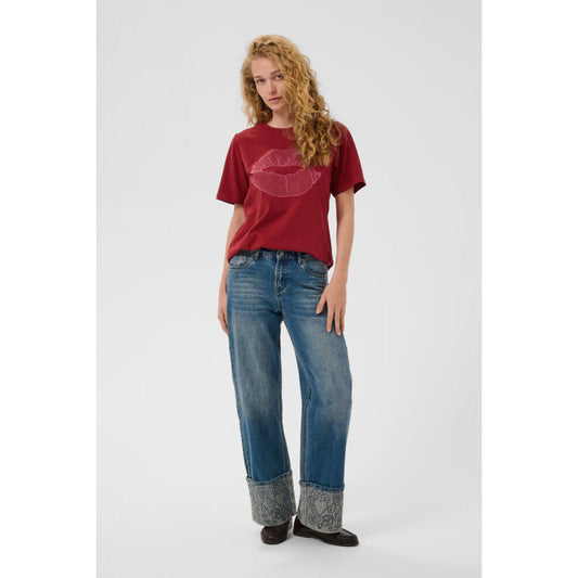 Culture Emba Gith T-Shirt Rio Red