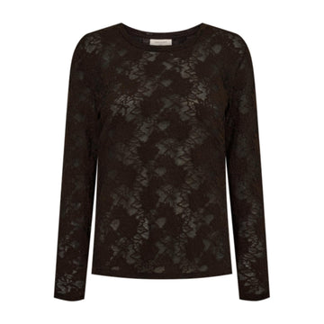 Freequent Esvia Blonde T-Shirt Mole Brun