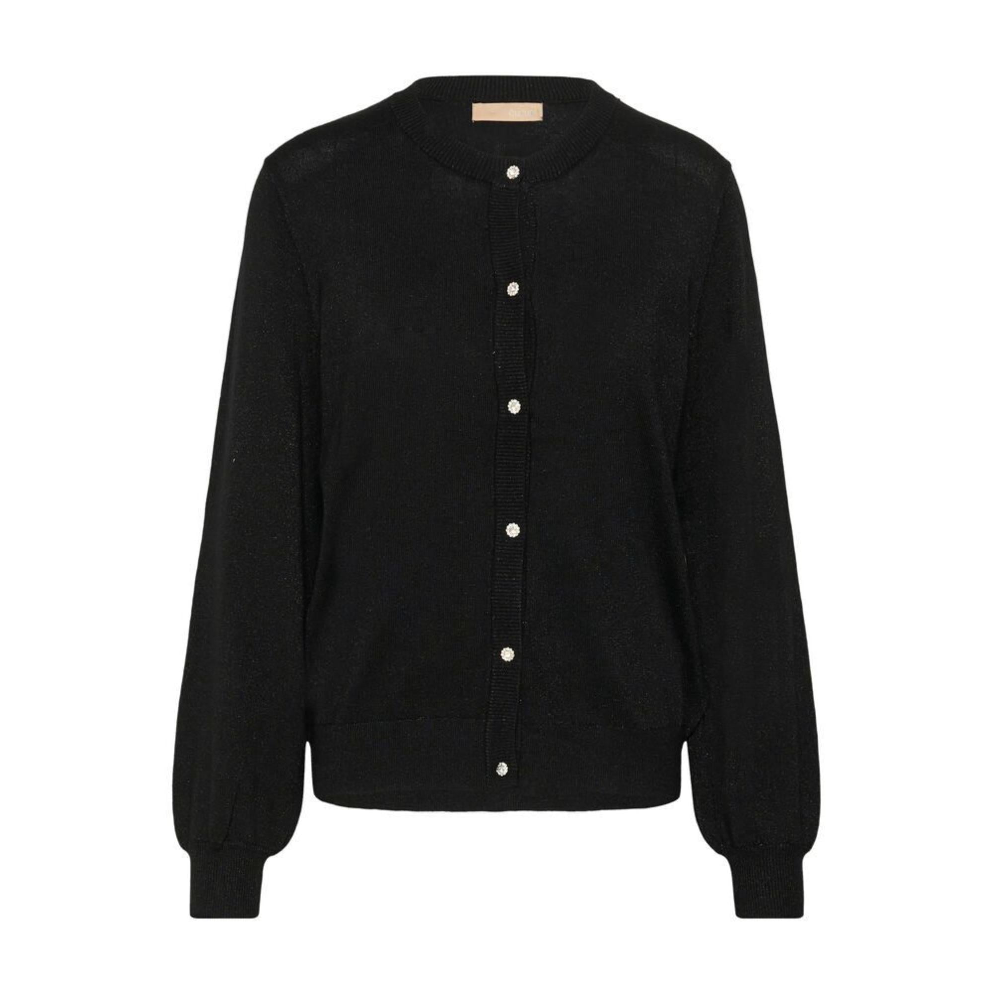 Culture Fay Strik Cardigan Sort M. Glimmer