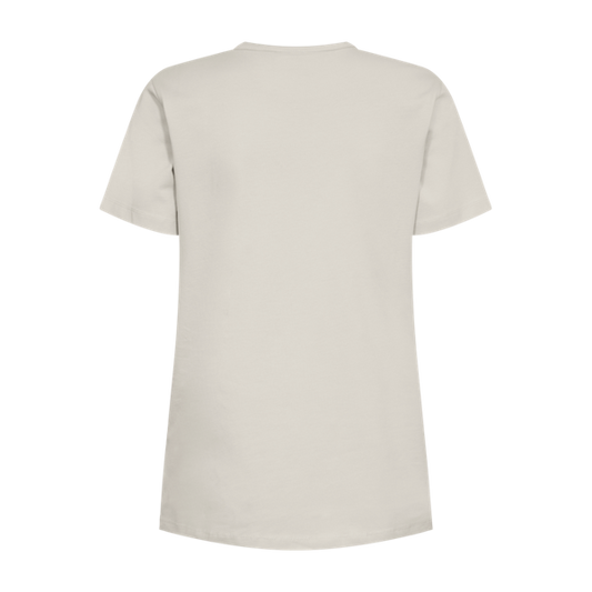Freequent Fenjal Tee Moonbeam W. Black