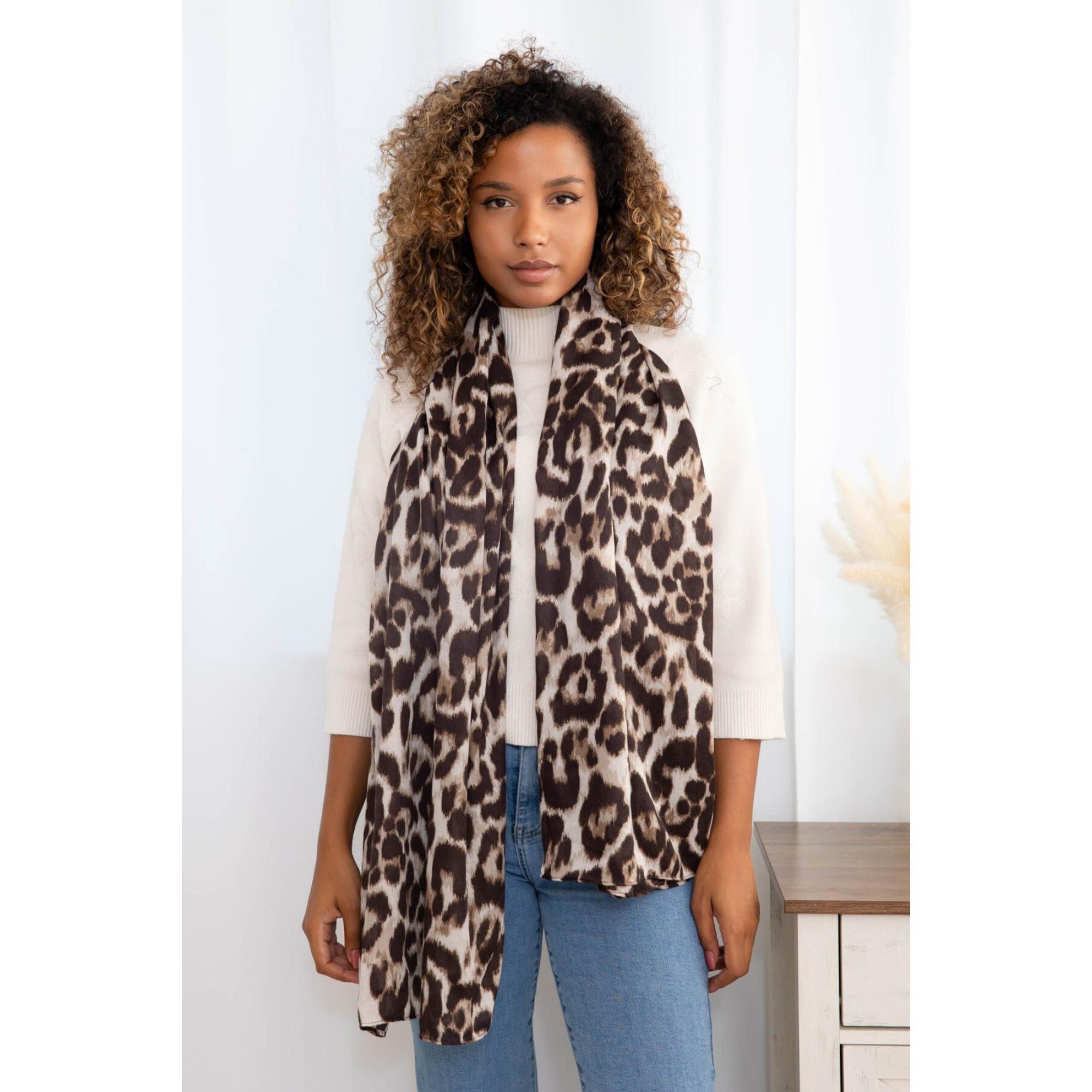 Italy Style leo Tørklæde Lyse Farver