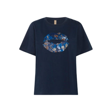 Culture Gab Amora T-Shirt Mørkeblå