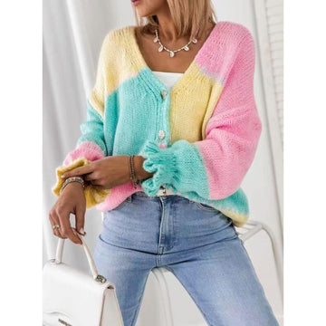 Italy Style Strik Cardigan Multi