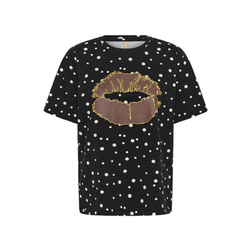 Culture Nanni Gith T-Shirt Sort M. Prikker