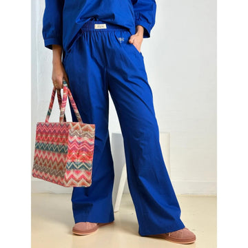 Gaspar Honolulu Poplin Buks Royal Blue