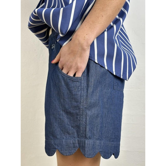 Gaspar Honolulu Denim Shorts Dark Blue Wash