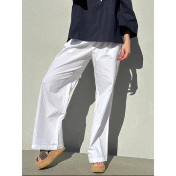 Gaspar Honolulu Poplin Buks Hvid