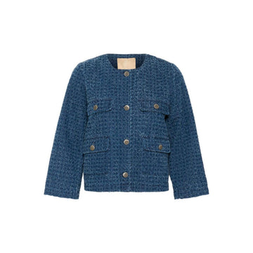Culture Constance Denim Jakke Dark Blue Wash