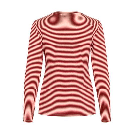 Culture Kiddy LS T-Shirt Red White Stripe