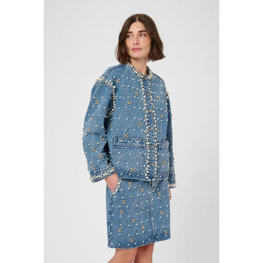 Culture Alys Denim Jakke Light Blue Wash