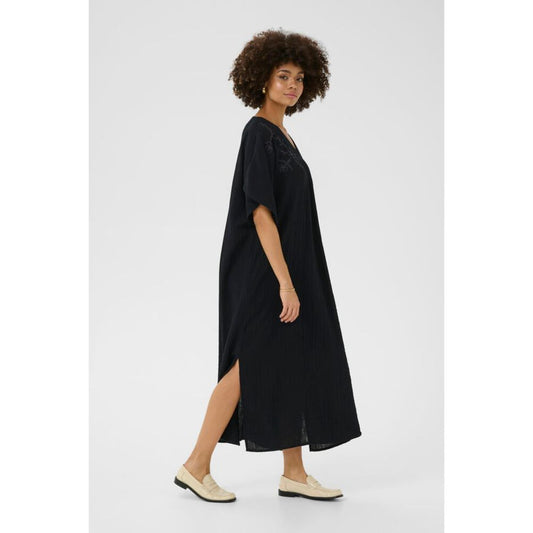 Culture Ellis Elina Kjole Kaftan Sort