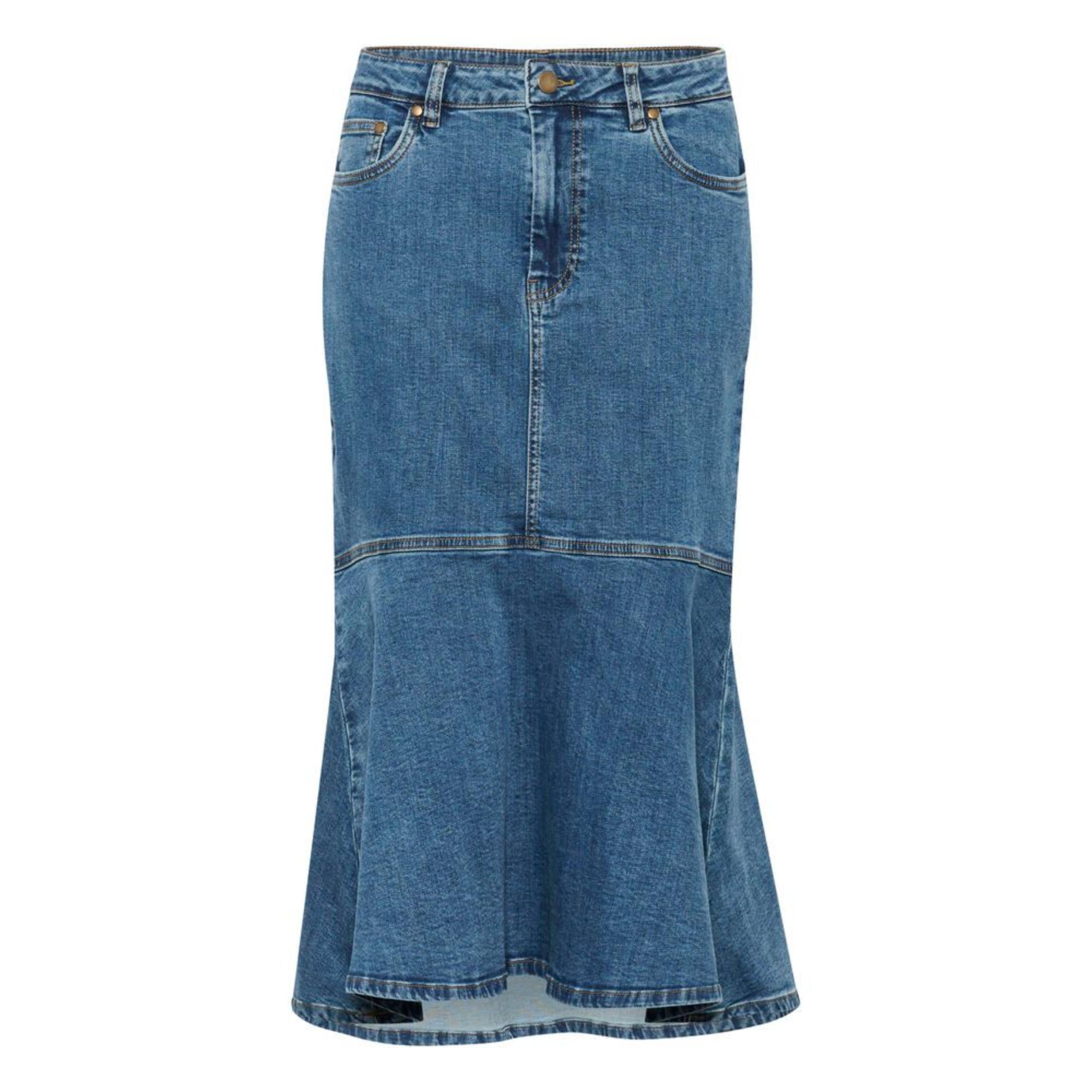Culture Cyrine Ami Nederdel Medium Vintage Denim