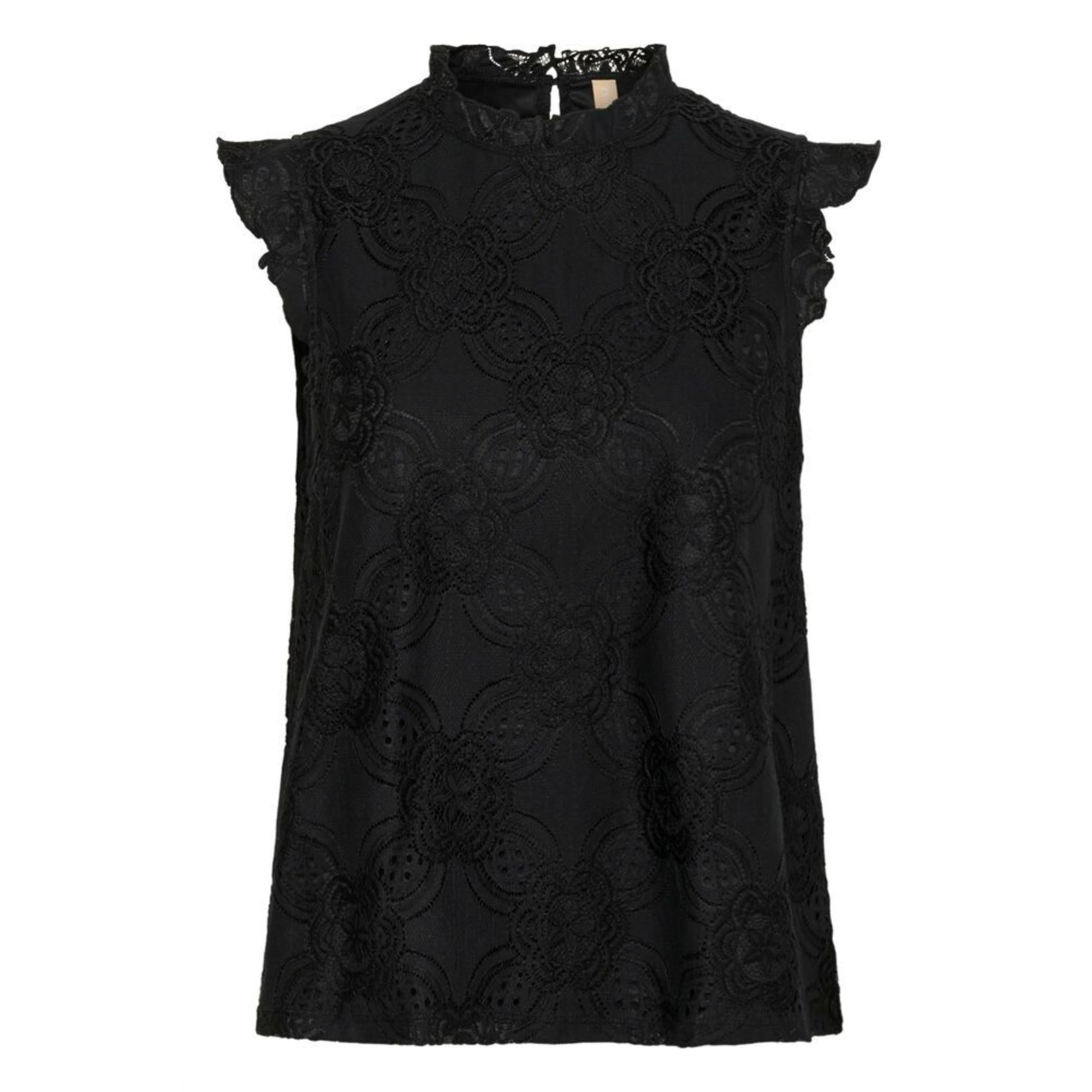 Culture Sigla Blonde Bluse Top Sort