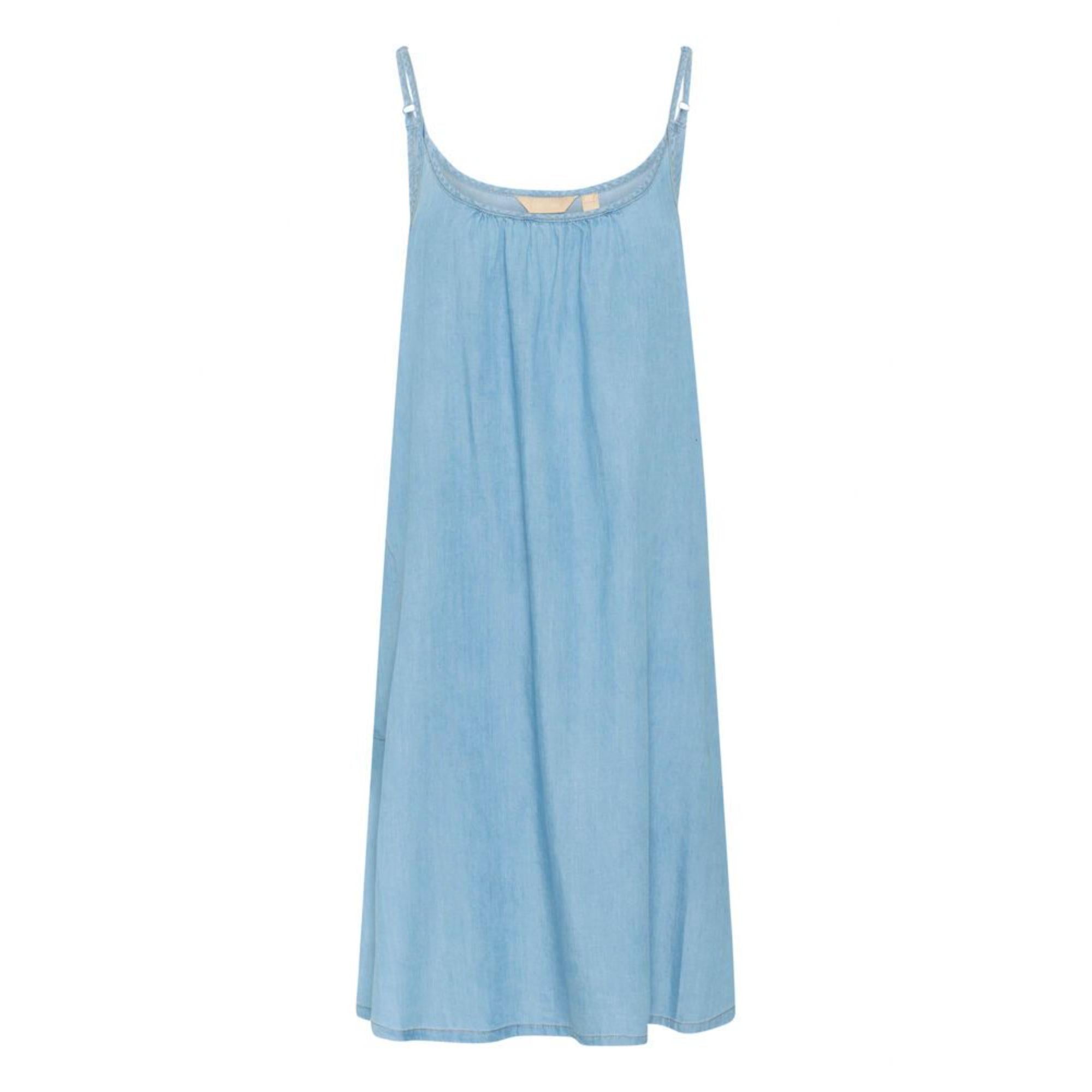Culture Citha Aurelia Strop Kjole Light Bluse Denim
