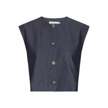 ICHI Jumi Vest Blå