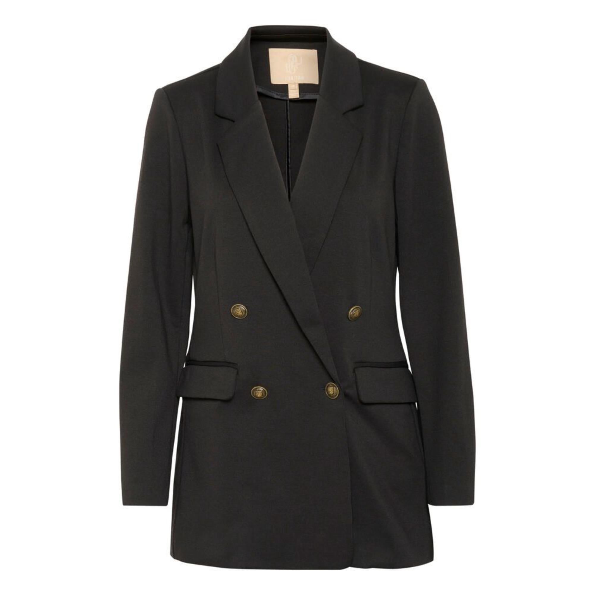 Culture Busra Eloise Blazer Sort
