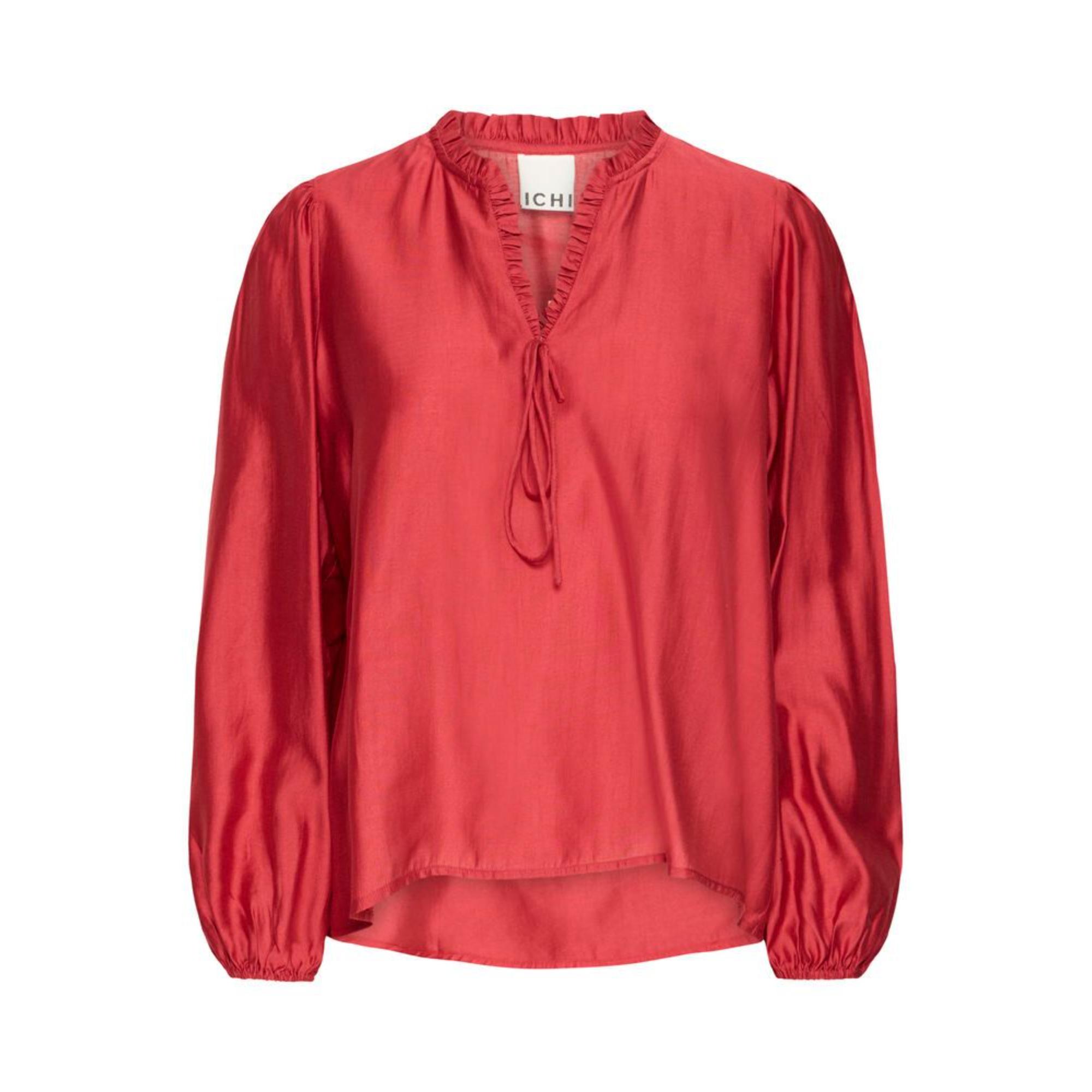 ICHI Karlani Bluse Red Dahlia