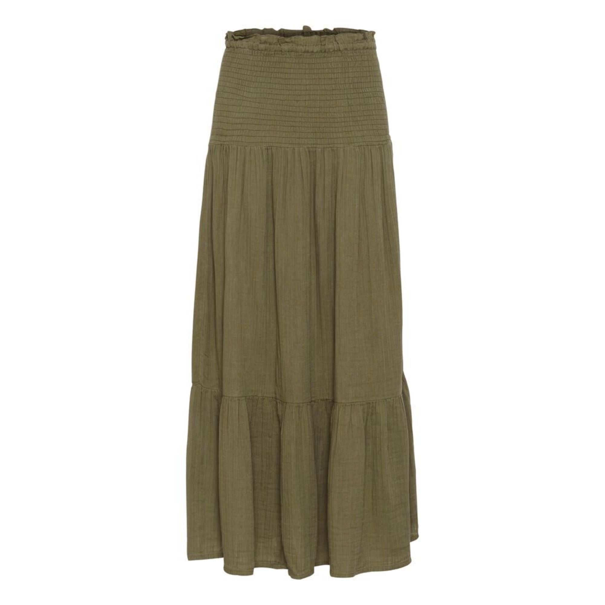 Culture Ellis Elina Nederdel Kjole Dusky Green