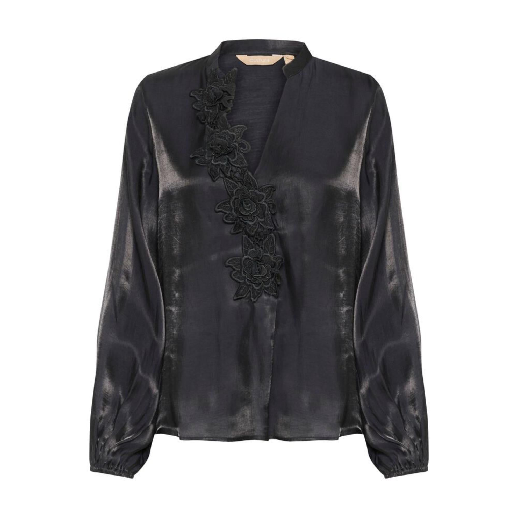 Culture Fiola Bluse Sort