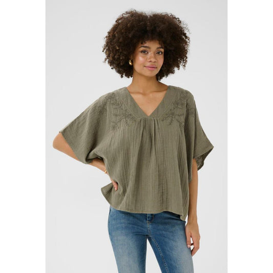 Culture Ellis Elina Bluse Dusky Green