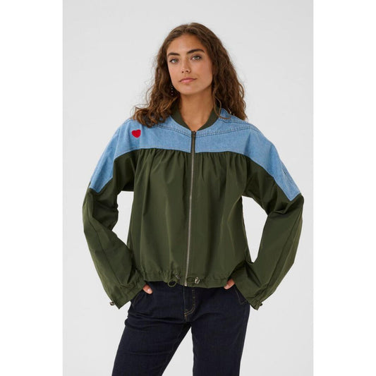 Culture jaliana Jakke Jeans Og Burnt Olive