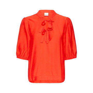 ICHI Imelda Bluse Rød