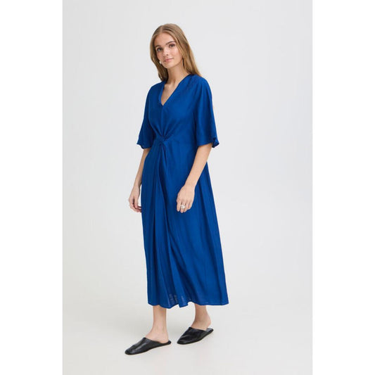 ICHI Imelda Kjole Blå