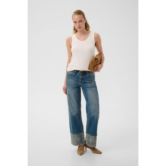Culture Juliet Tank Top Offwhite