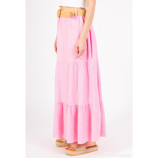 Italy Style Nederdel Lys Pink
